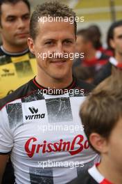 20.05.2008 Monte Carlo, Monaco,  Michael Schumacher (GER), Test Driver, Scuderia Ferrari -  Star Team vs Nazionale Piloti, Charity Football Match, Monaco, Stade Louis II, Monaco