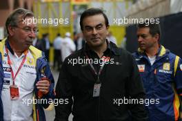 25.05.2008 Monte Carlo, Monaco,  Carlos Ghosn (FRA) Renault President - Formula 1 World Championship, Rd 6, Monaco Grand Prix, Sunday