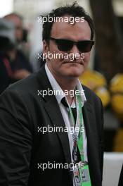 25.05.2008 Monte Carlo, Monaco,  Quentin Tarantino (USA), American Film Director - Formula 1 World Championship, Rd 6, Monaco Grand Prix, Sunday