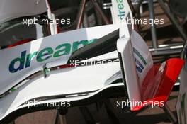 21.05.2008 Monte Carlo, Monaco,  Honda Racing F1 Team, front wing, detail - Formula 1 World Championship, Rd 6, Monaco Grand Prix, Wednesday