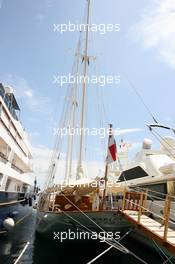 21.05.2008 Monte Carlo, Monaco,  Boats in the port, Xarifa - Formula 1 World Championship, Rd 6, Monaco Grand Prix, Wednesday