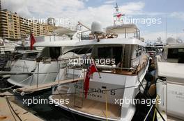 21.05.2008 Monte Carlo, Monaco,  Boats in the port, Anaconda's - Formula 1 World Championship, Rd 6, Monaco Grand Prix, Wednesday