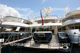 21.05.2008 Monte Carlo, Monaco,  Boats in the port - Formula 1 World Championship, Rd 6, Monaco Grand Prix, Wednesday