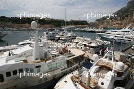 21.05.2008 Monte Carlo, Monaco,  Boats in the port - Formula 1 World Championship, Rd 6, Monaco Grand Prix, Wednesday