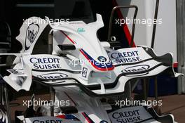 21.05.2008 Monte Carlo, Monaco,  BMW Sauber F1 Team, front wing - Formula 1 World Championship, Rd 6, Monaco Grand Prix, Wednesday