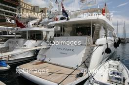 21.05.2008 Monte Carlo, Monaco,  Boats in the port, Willpower - Formula 1 World Championship, Rd 6, Monaco Grand Prix, Wednesday