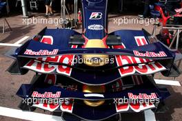 21.05.2008 Monte Carlo, Monaco,  Scuderia Toro Rosso, front wing - Formula 1 World Championship, Rd 6, Monaco Grand Prix, Wednesday