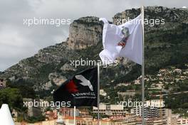 21.05.2008 Monte Carlo, Monaco,  Flags - Formula 1 World Championship, Rd 6, Monaco Grand Prix, Wednesday