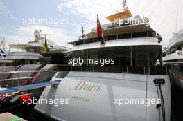 21.05.2008 Monte Carlo, Monaco,  Boats in the port, Diane - Formula 1 World Championship, Rd 6, Monaco Grand Prix, Wednesday