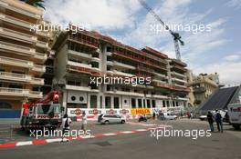 21.05.2008 Monte Carlo, Monaco,  A photo opportunity at the chicane lost to a new building - Formula 1 World Championship, Rd 6, Monaco Grand Prix, Wednesday