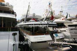 21.05.2008 Monte Carlo, Monaco,  Boats in the port, Costa Magna - Formula 1 World Championship, Rd 6, Monaco Grand Prix, Wednesday