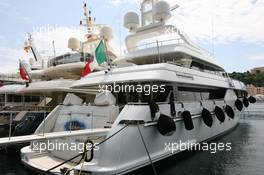 21.05.2008 Monte Carlo, Monaco,  Boats in the port, Aldebarian - Formula 1 World Championship, Rd 6, Monaco Grand Prix, Wednesday