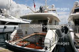 21.05.2008 Monte Carlo, Monaco,  Boats in the port, Infinity - Formula 1 World Championship, Rd 6, Monaco Grand Prix, Wednesday