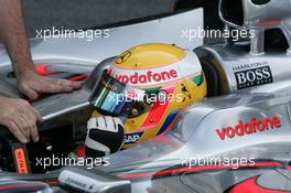 29.08.2008 Monza, Italy,  Lewis Hamilton (GBR), McLaren Mercedes - Formula 1 Testing