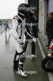 16.05.2008 Oschersleben, Germany,  Michael Schumacher (ex. F1 driver/ Ferrari/world champion) IDM German Super Bike Championship