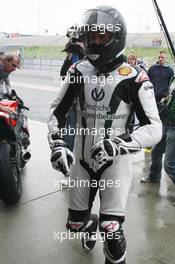 16.05.2008 Oschersleben, Germany,  Michael Schumacher (ex. F1 driver/ Ferrari/world champion) IDM German Super Bike Championship