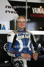 16.05.2008 Oschersleben, Germany,  Nina Prinz, competitor in the same championship as Michael Schumacher, IDM German Super Bike Championship