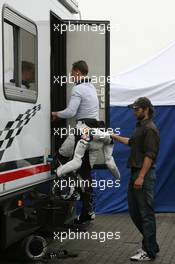 16.05.2008 Oschersleben, Germany,  Michael Schumacher (ex. F1 driver/ Ferrari/world champion) IDM German Super Bike Championship