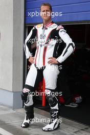 17.05.2008 Oschersleben, Germany,  Michael Schumacher (ex. F1 driver/ Ferrari/world champion) IDM German Super Bike Championship