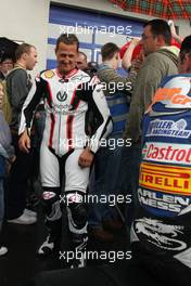 17.05.2008 Oschersleben, Germany,  Michael Schumacher (ex. F1 driver/ Ferrari/world champion) IDM German Super Bike Championship