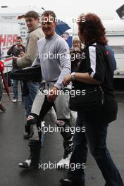 17.05.2008 Oschersleben, Germany,  Michael Schumacher (ex. F1 driver/ Ferrari/world champion) IDM German Super Bike Championship