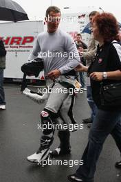 17.05.2008 Oschersleben, Germany,  Michael Schumacher (ex. F1 driver/ Ferrari/world champion) IDM German Super Bike Championship