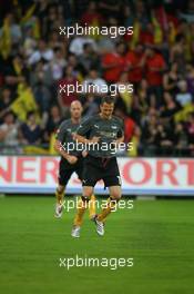 29.05.2008 Luzern, Switzerland ,  Michael Schumacher (GER), Scuderia Ferrari, Test Driver and Advisor, playing in a VIP Football Match