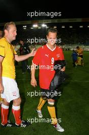 29.05.2008 Luzern, Switzerland ,  Michael Schumacher (GER), Scuderia Ferrari, Test Driver and Advisor, playing in a VIP Football Match