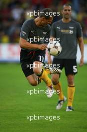 29.05.2008 Luzern, Switzerland ,  Michael Schumacher (GER), Scuderia Ferrari, Test Driver and Advisor, playing in a VIP Football Match