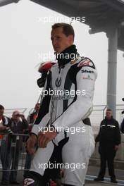 31.05.2008 Nurburgring, Germany,  Michael Schumacher (ex. F1 driver/ Ferrari/world champion) , IDM German Super Bike Championship