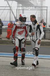 31.05.2008 Nurburgring, Germany,  Michael Schumacher (ex. F1 driver/ Ferrari/world champion) , IDM German Super Bike Championship