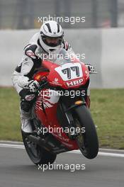 31.05.2008 Nurburgring, Germany,  Michael Schumacher (ex. F1 driver/ Ferrari/world champion) pulling a wheely , IDM German Super Bike Championship