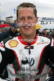 09.08.2008 Oschersleben, Germany,  Michael Schumacher (ex. F1 driver/ Ferrari/world champion), race, IDM German Super Bike Championship / Motorrad-WM