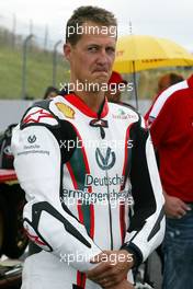 09.08.2008 Oschersleben, Germany,  Michael Schumacher (ex. F1 driver/ Ferrari/world champion), race, IDM German Super Bike Championship / Motorrad-WM