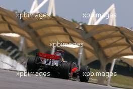 21.03.2008 Kuala Lumpur, Malaysia,  Lewis Hamilton (GBR), McLaren Mercedes - Formula 1 World Championship, Rd 2, Malaysian Grand Prix, Friday Practice