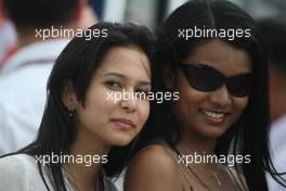 21.03.2008 Kuala Lumpur, Malaysia,  Girls in the paddock - Formula 1 World Championship, Rd 2, Malaysian Grand Prix, Friday
