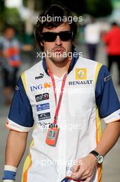 21.03.2008 Kuala Lumpur, Malaysia,  Fernando Alonso (ESP), Renault F1 Team - Formula 1 World Championship, Rd 2, Malaysian Grand Prix, Friday