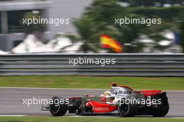 21.03.2008 Kuala Lumpur, Malaysia,  Lewis Hamilton (GBR), McLaren Mercedes - Formula 1 World Championship, Rd 2, Malaysian Grand Prix, Friday Practice