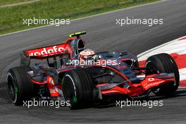 21.03.2008 Kuala Lumpur, Malaysia,  Heikki Kovalainen (FIN), McLaren Mercedes, MP4-23 - Formula 1 World Championship, Rd 2, Malaysian Grand Prix, Friday Practice