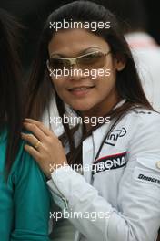 21.03.2008 Kuala Lumpur, Malaysia,  Girls in the paddock - Formula 1 World Championship, Rd 2, Malaysian Grand Prix, Friday