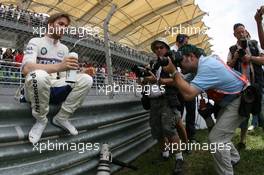 23.03.2008 Kuala Lumpur, Malaysia,  Nick Heidfeld (GER), BMW Sauber F1 Team - Formula 1 World Championship, Rd 2, Malaysian Grand Prix, Sunday Pre-Race Grid