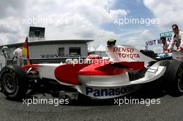 23.03.2008 Kuala Lumpur, Malaysia,  Timo Glock (GER), Toyota F1 Team - Formula 1 World Championship, Rd 2, Malaysian Grand Prix, Sunday Pre-Race Grid