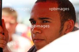 23.03.2008 Kuala Lumpur, Malaysia,  Lewis Hamilton (GBR), McLaren Mercedes - Formula 1 World Championship, Rd 2, Malaysian Grand Prix, Sunday Pre-Race Grid