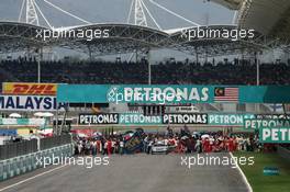 23.03.2008 Kuala Lumpur, Malaysia,  The Grid - Formula 1 World Championship, Rd 2, Malaysian Grand Prix, Sunday Pre-Race Grid