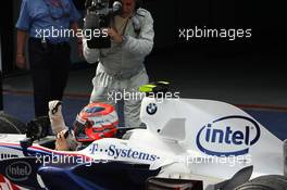 23.03.2008 Kuala Lumpur, Malaysia,  Robert Kubica (POL),  BMW Sauber F1 Team - Formula 1 World Championship, Rd 2, Malaysian Grand Prix, Sunday Podium