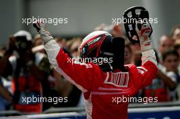 23.03.2008 Kuala Lumpur, Malaysia,  1st, Kimi Raikkonen (FIN), Räikkönen, Scuderia Ferrari, F2008 - Formula 1 World Championship, Rd 2, Malaysian Grand Prix, Sunday Podium