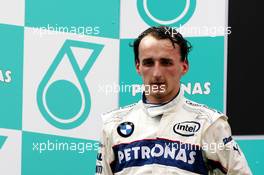 23.03.2008 Kuala Lumpur, Malaysia,  Robert Kubica (POL),  BMW Sauber F1 Team - Formula 1 World Championship, Rd 2, Malaysian Grand Prix, Sunday Podium