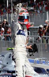 23.03.2008 Kuala Lumpur, Malaysia,  2nd, Robert Kubica (POL),  BMW Sauber F1 Team - Formula 1 World Championship, Rd 2, Malaysian Grand Prix, Sunday Podium