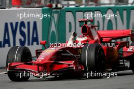 23.03.2008 Kuala Lumpur, Malaysia,  1st, Winner, Kimi Raikkonen (FIN), Räikkönen, Scuderia Ferrari, F2008 - Formula 1 World Championship, Rd 2, Malaysian Grand Prix, Sunday Podium