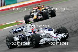 23.03.2008 Kuala Lumpur, Malaysia,  Robert Kubica (POL), BMW Sauber F1 Team, F1.08 - Formula 1 World Championship, Rd 2, Malaysian Grand Prix, Sunday Race